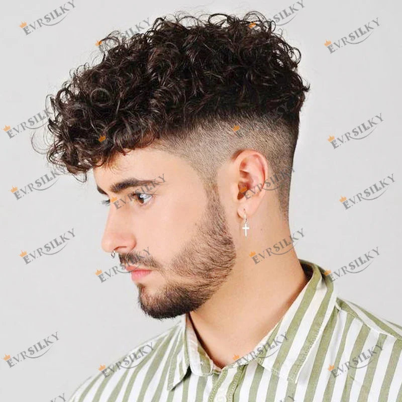 Undetectable Afo Man Jet Black Mm Curly Micro