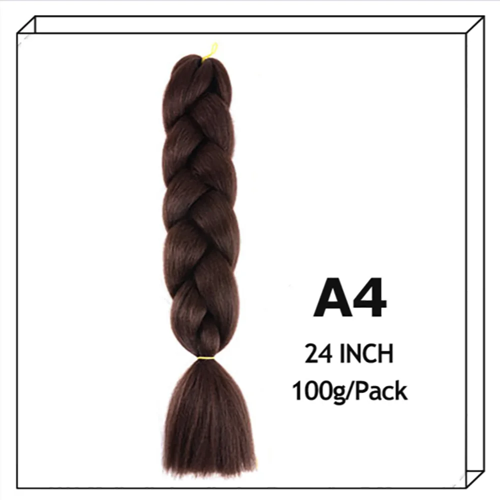 Synthetic Long Jumbo Ombre Braiding Hair For Women