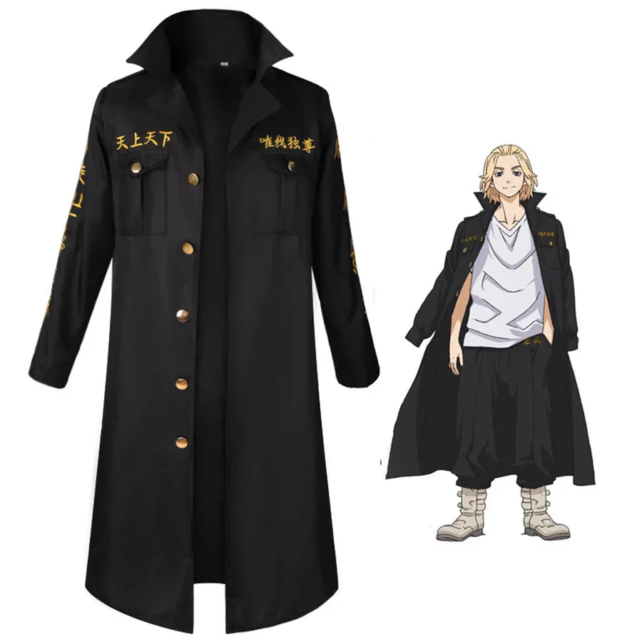 Anime Tokyo Revengers Sano Manjiro Cosplay Costume Tokyo