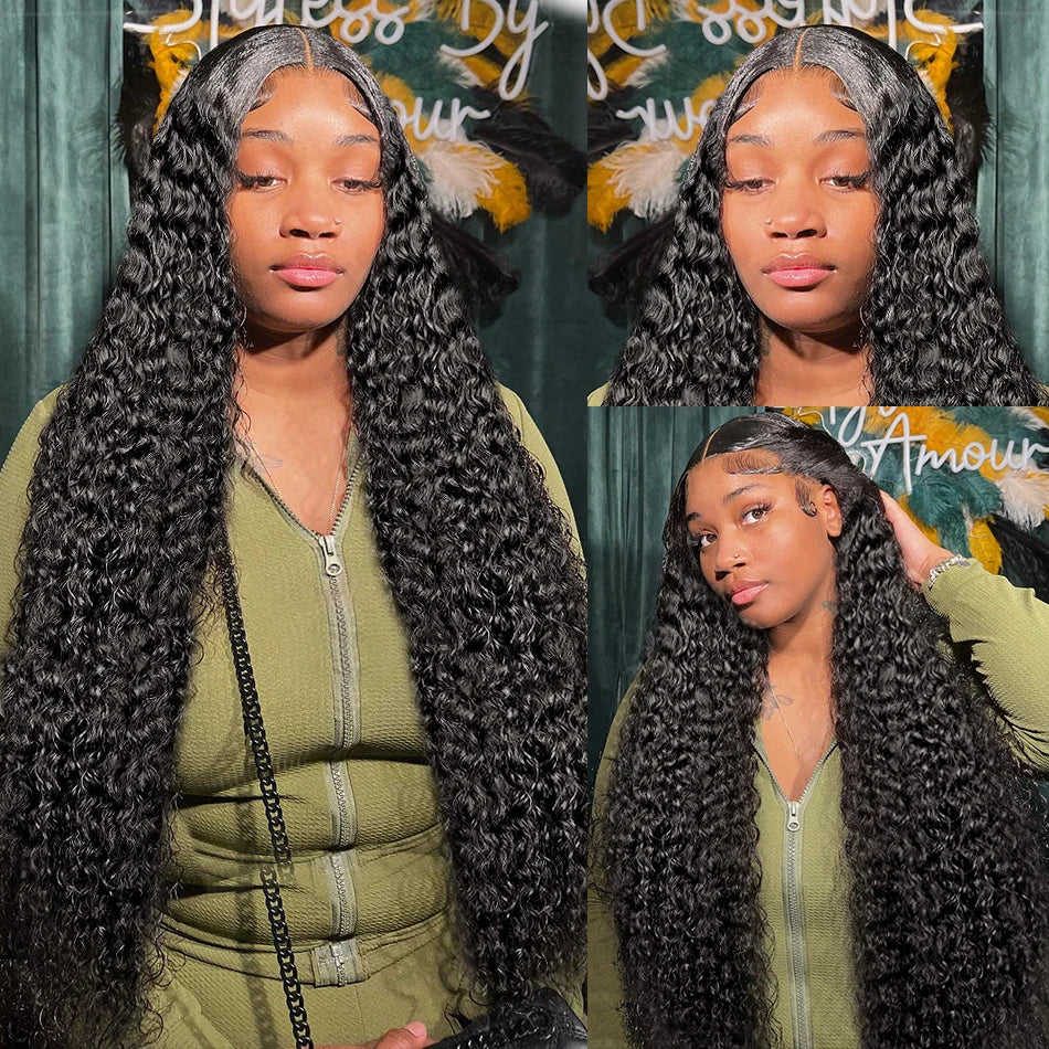 Loose Deep Wave Frontal Wig Brazilian