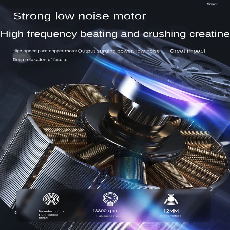 Massag Gun Fascia Speed Waist Pain Relief