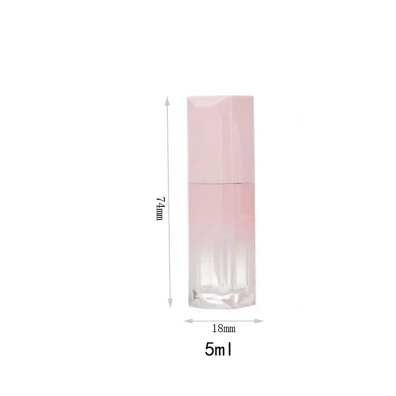Gradient Lip Gloss Tubes Containers Plastic Refillable Lip