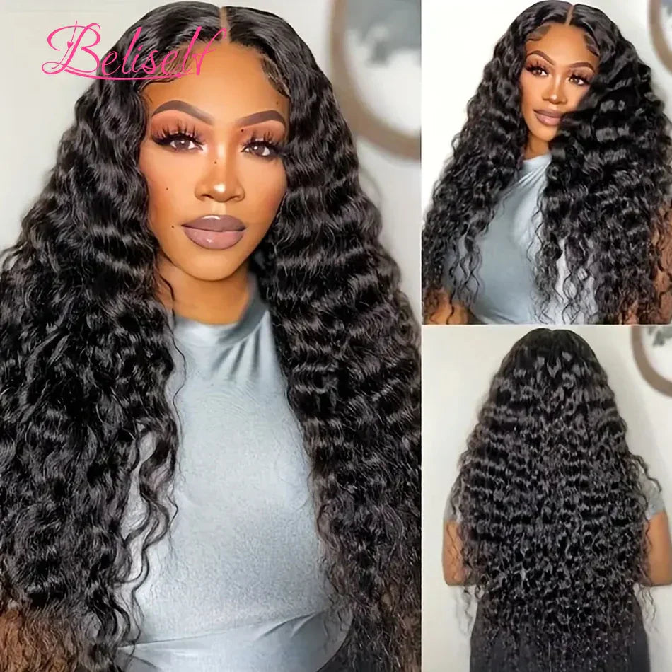 Loose Deep Wave Lace Frontal Wig Brazilian Remy
