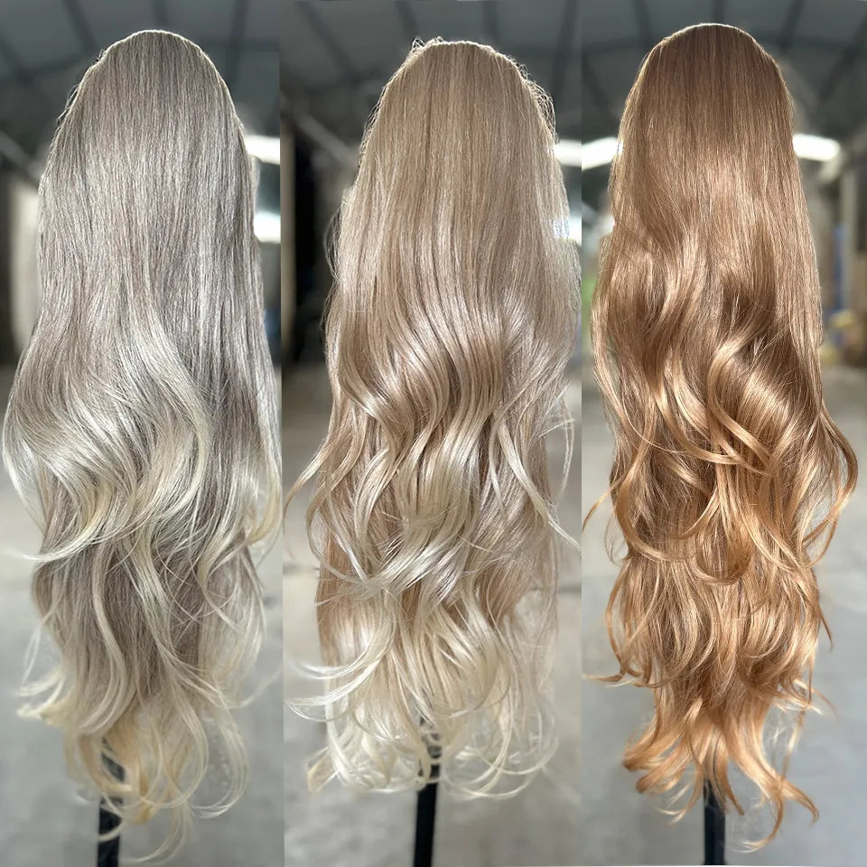 Gladys Weave Ponytail Extensions Synthetic Long Inches Curls