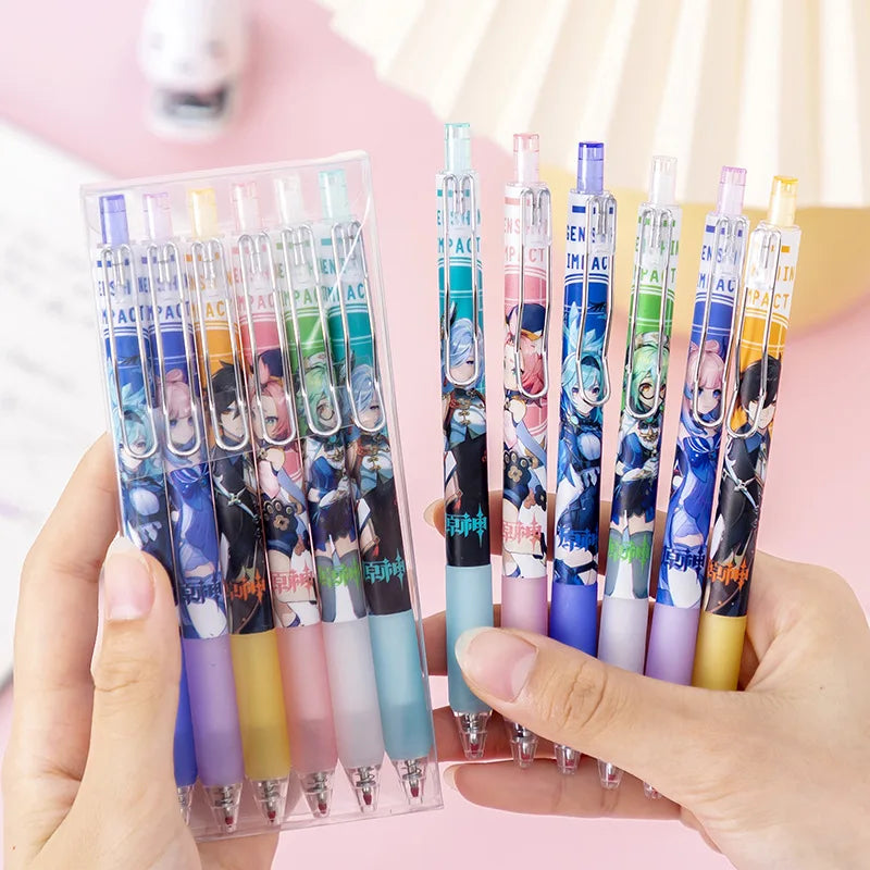 Cute Game Genshin Impact Gel Pens