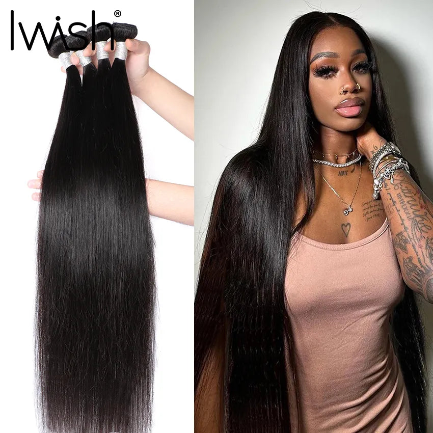 Human Hair Bundles // Piece Hair Extension For