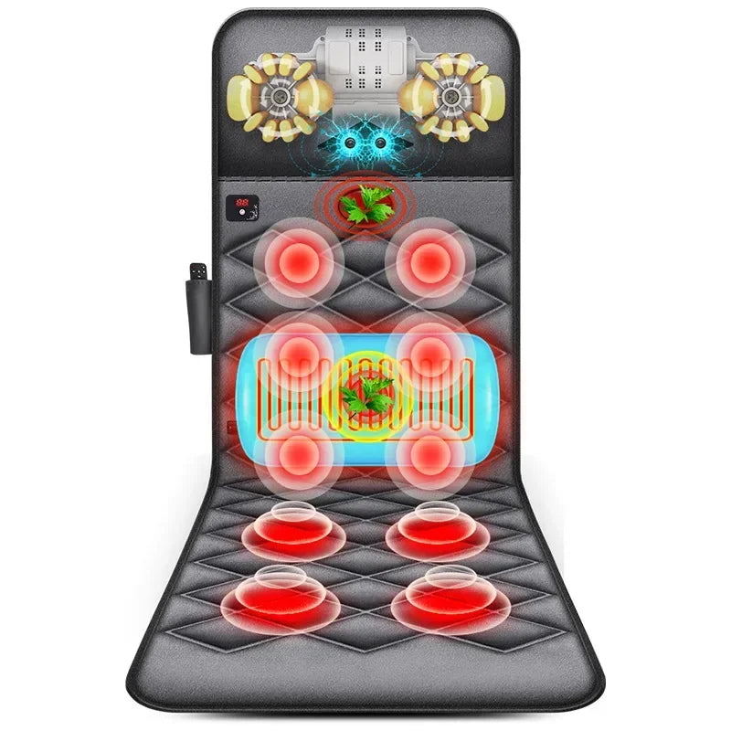 Wireless Remote Control Massage Mattress Back Multi-Functional Kneading