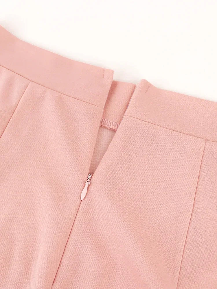 Women Mermaid Skirt High Waist Trumpet Flare Fishtail