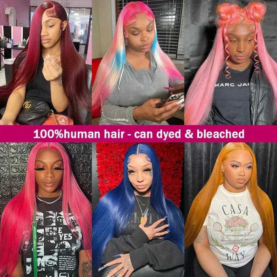 Bone Straight Xhd Lace Frontal Human Hair Wig