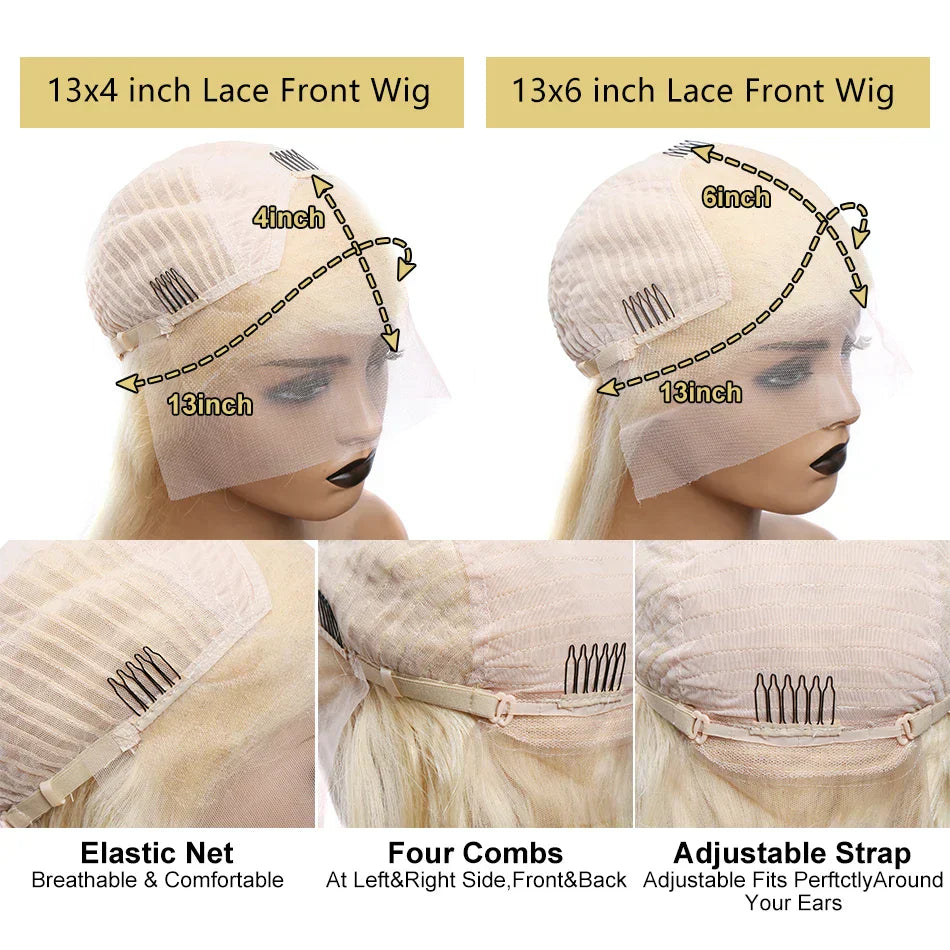 Honey Blonde Body Wave Density X Hd Lace