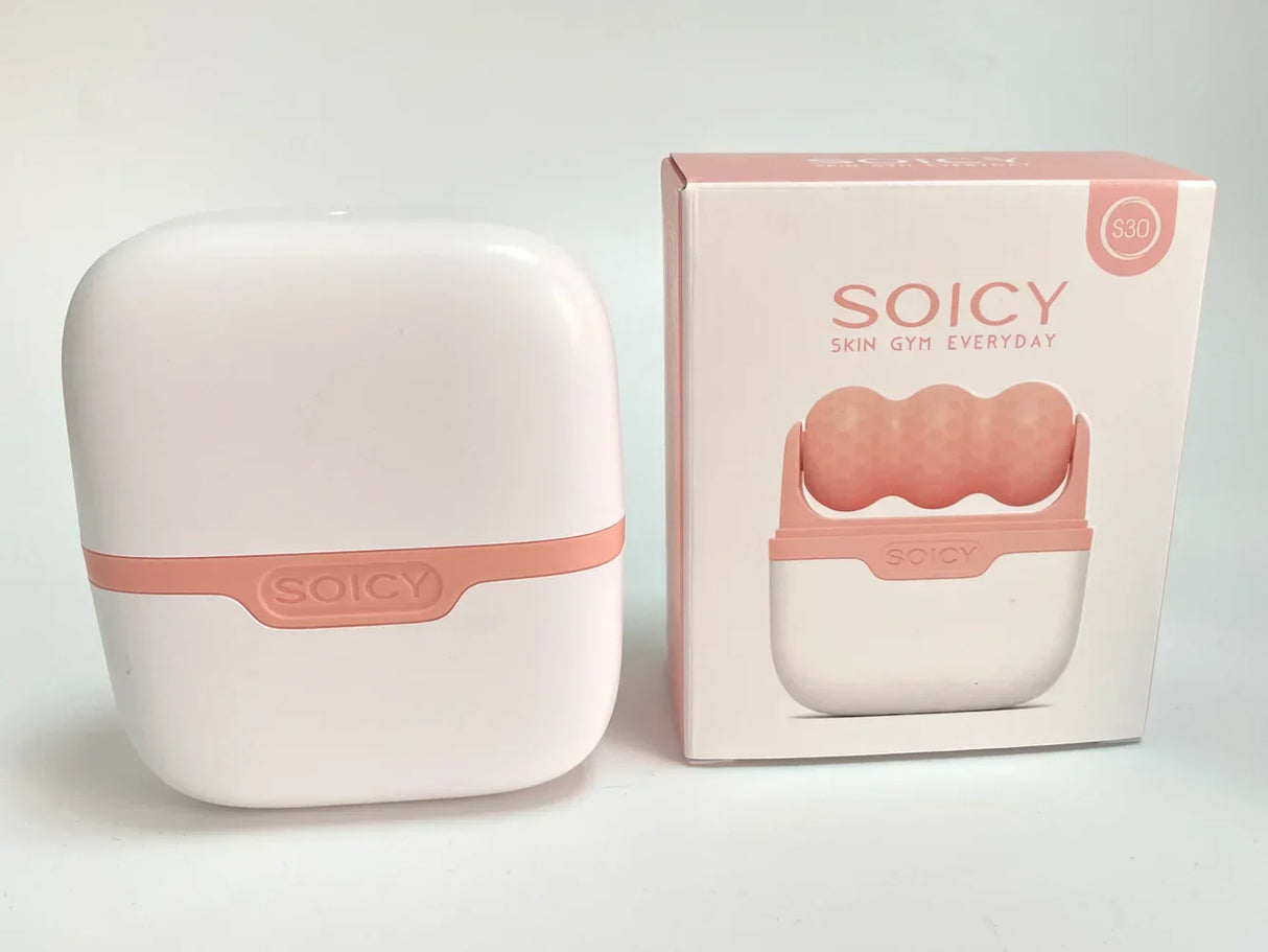 W+V Shaped Face Roller Cool Ice Body