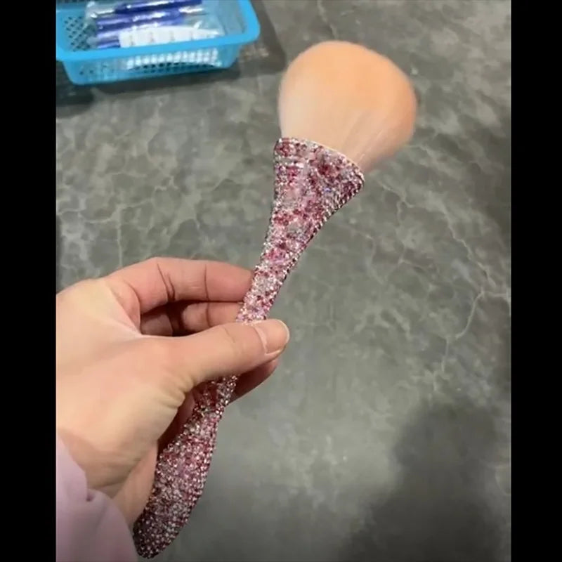 Gold Diamond Makeup Brushes Cosmetic Makeup Brushes