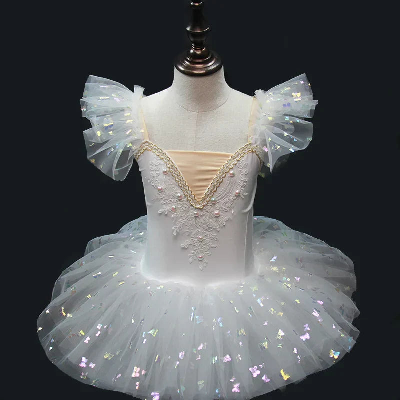 New Ballerina Fairy Prom Party Costume Kids Blue