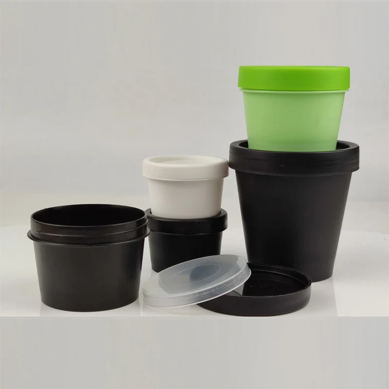 Refillable Bottles Plastic Empty Makeup Jar Pot Travel