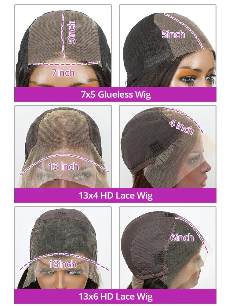 Deep Wave Frontal Wig Transparent