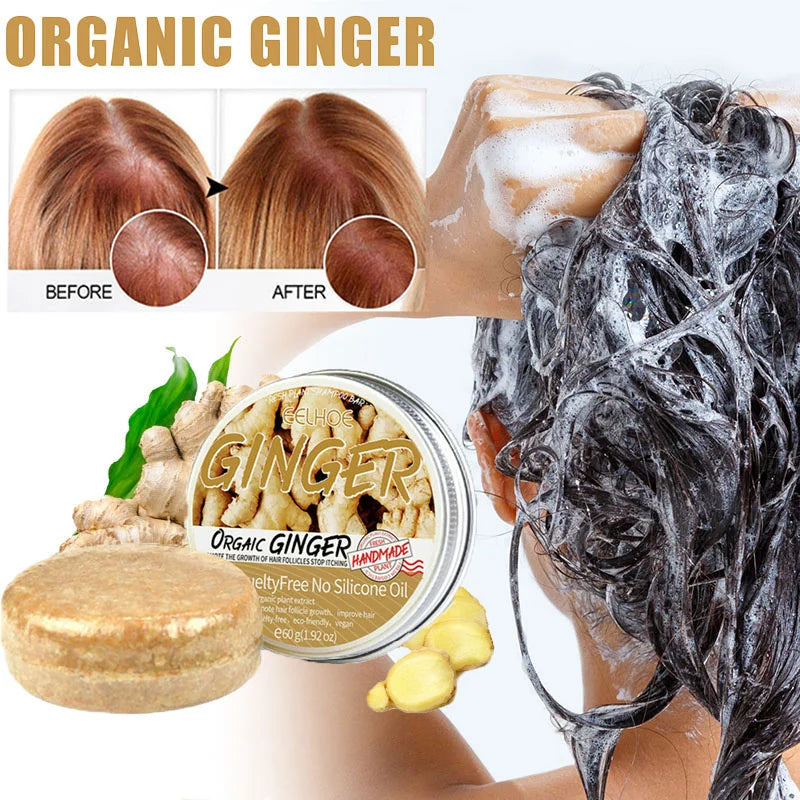 Ginger Hair Growth Soap Anti Hair Loss Fast