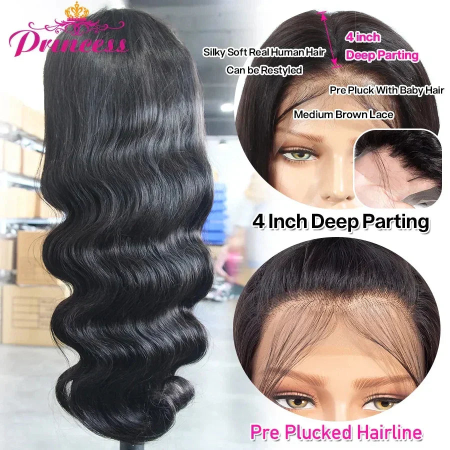 Princess Hair X Hd Transparent Lace Front Human
