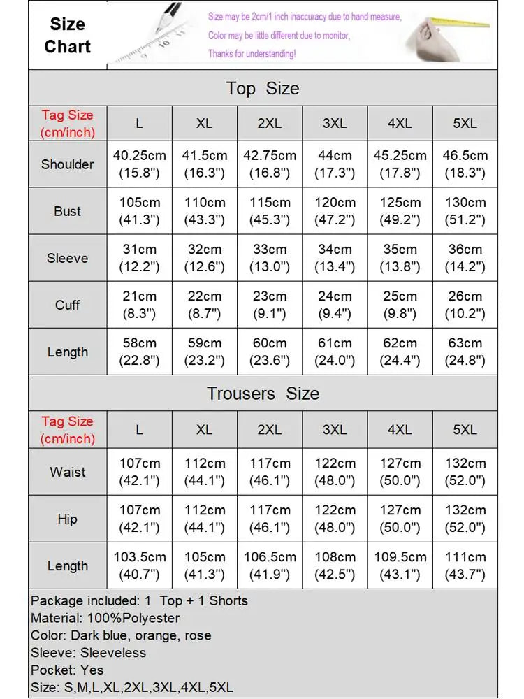 5Xl Vonda Elegant Women Pant Sets Summer Cold