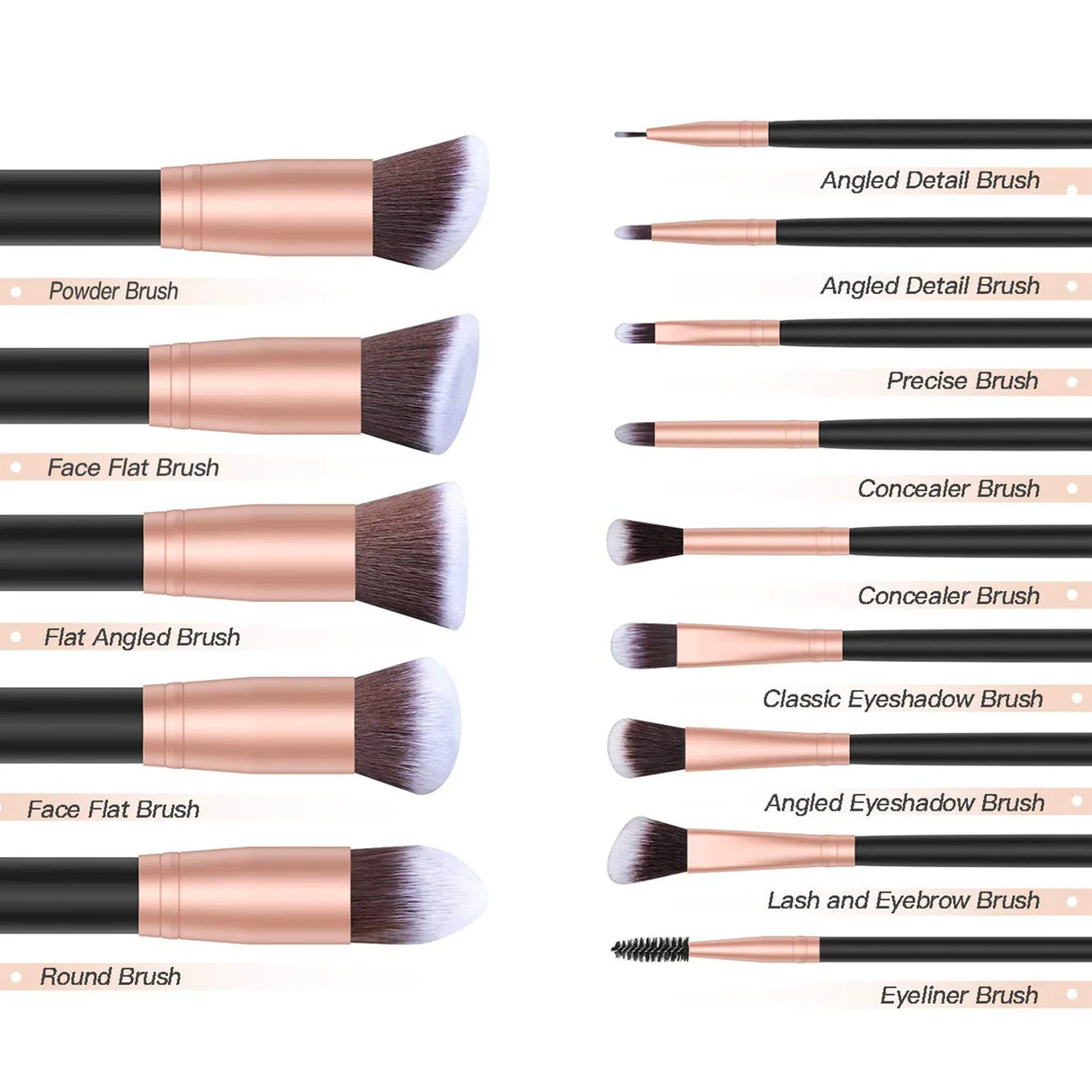 Makeup Brushes Eye Shadow Foundation