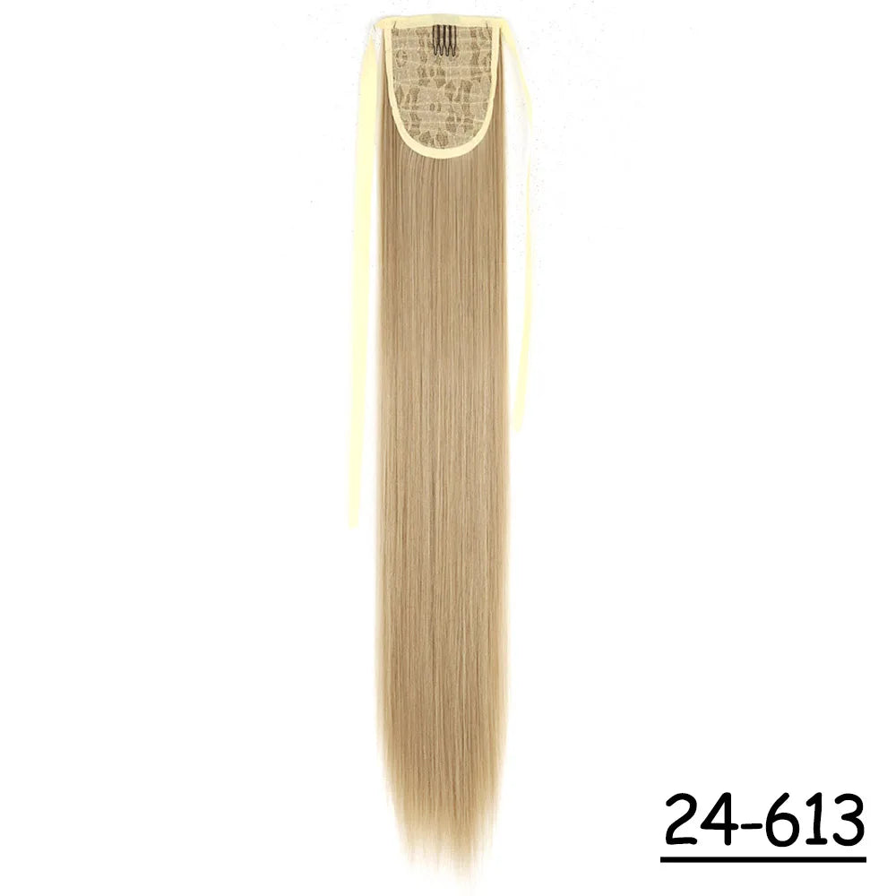 Synthetic Ponytail Hair Extension Natural Hairpiece Clip In