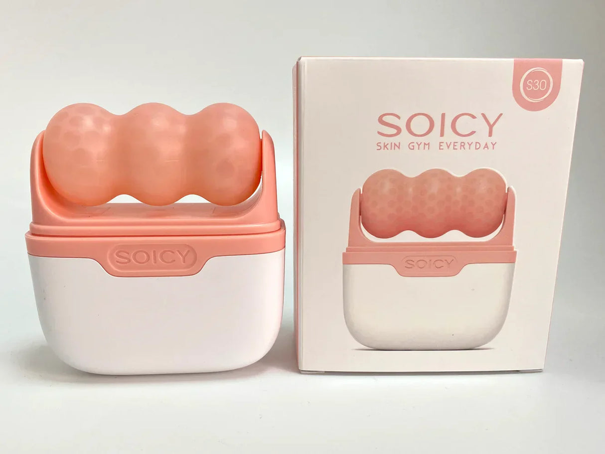 W+V Shaped Face Roller Cool Ice Body