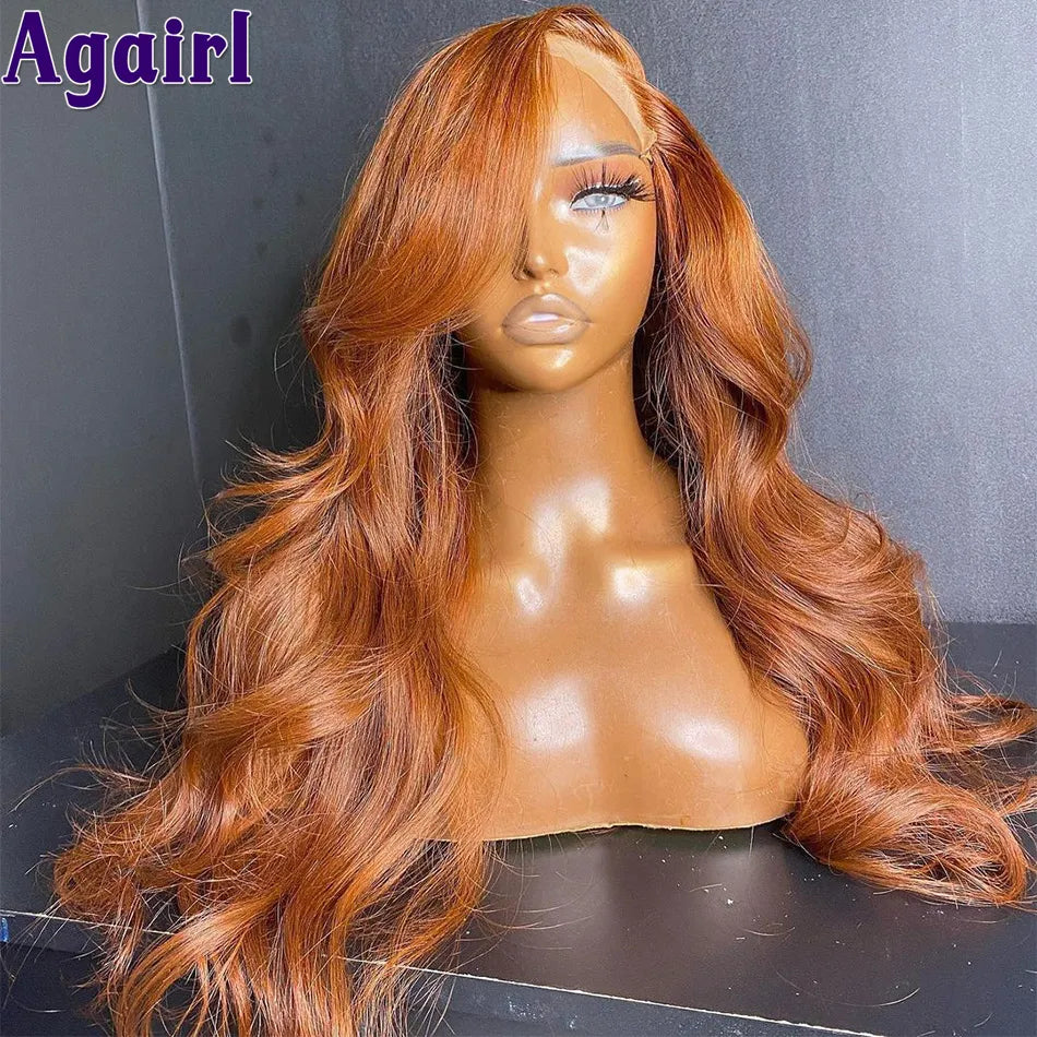 Mix Ginger And Copper Brown X Lace Front