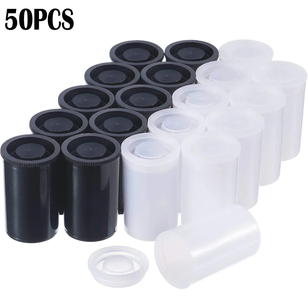 Plastic Empty Film Canister Camera Reel Container