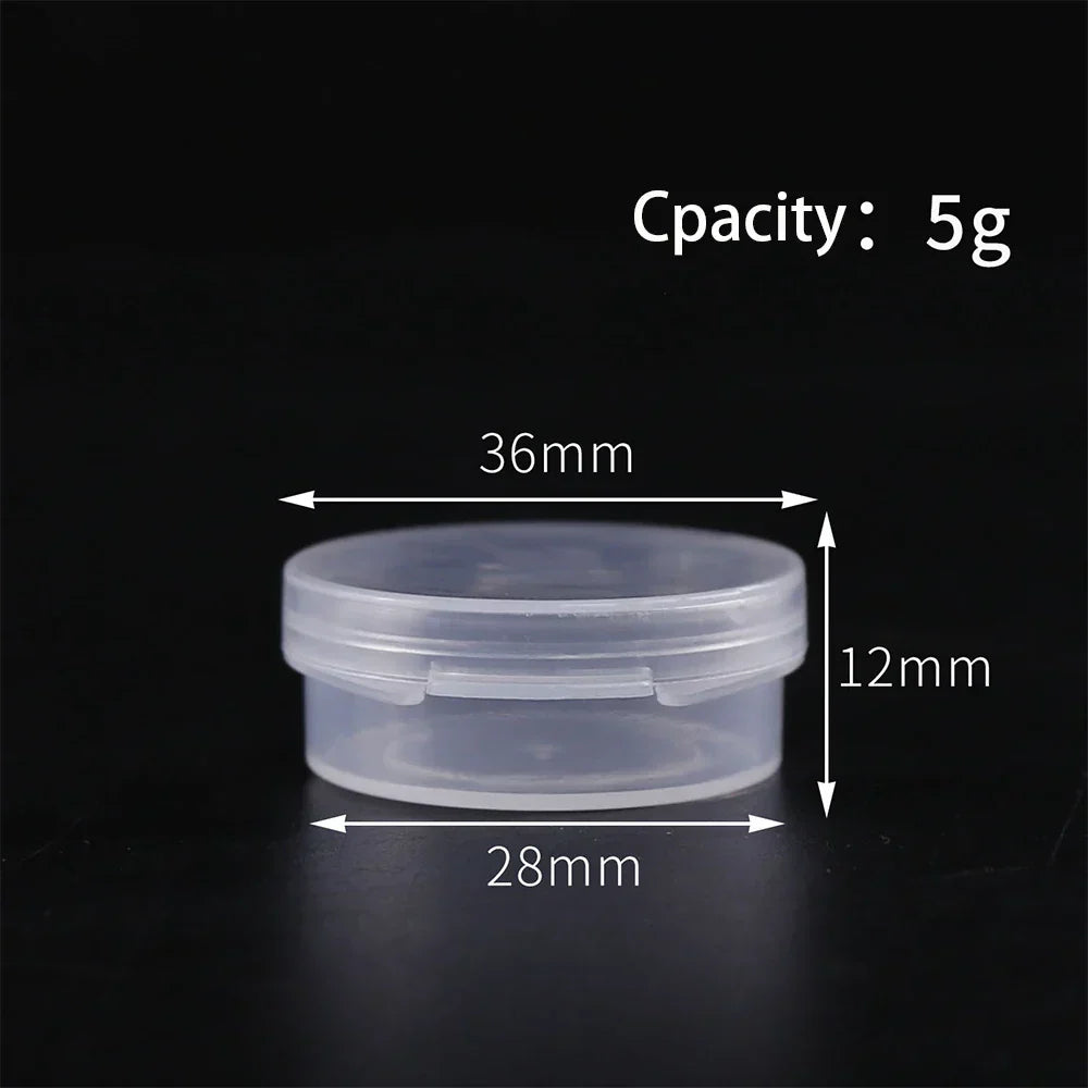 G Plastic Nail Glitter Jar Mini Cream Pot