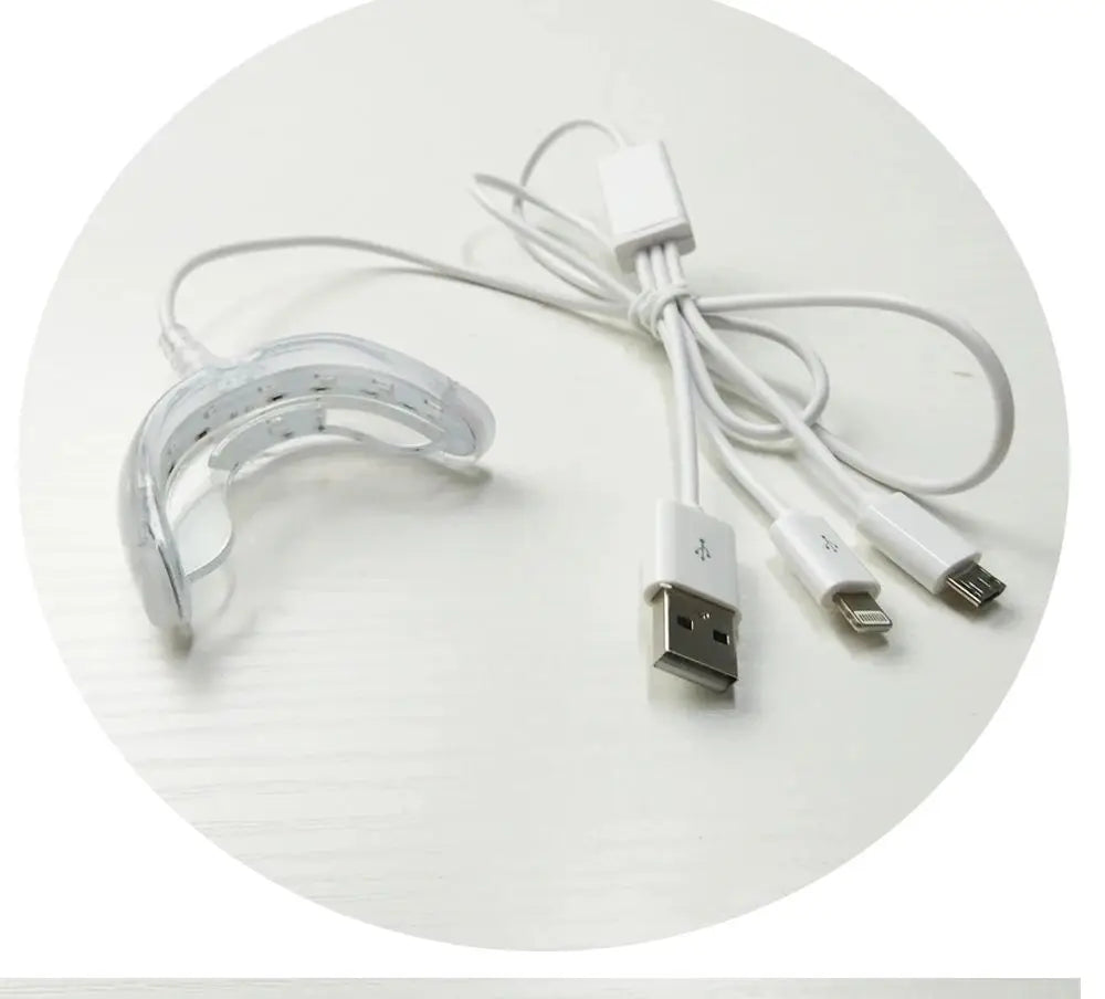 Led Light Teeth Whitening Tooth Gel Whitener Health