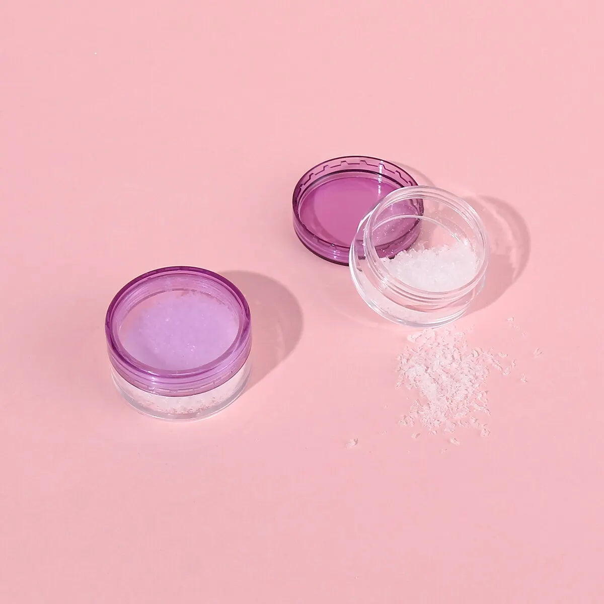 G Round Clear Jars With Screw Cap Lid