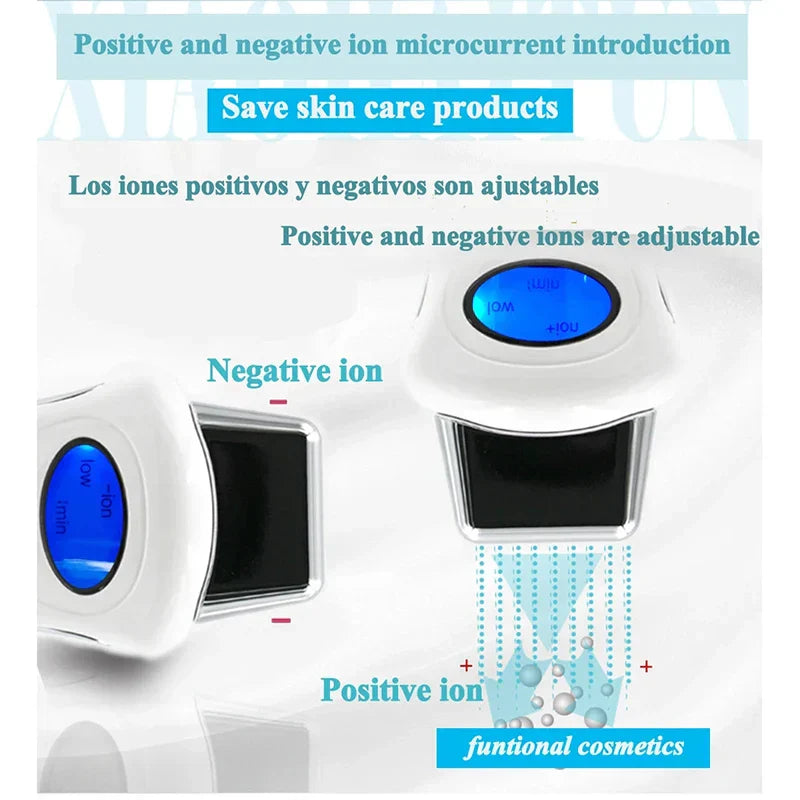 Galvanic Facial Machine Microcurrent Skin Rejuvenate Tightening Anti-Wrinkles