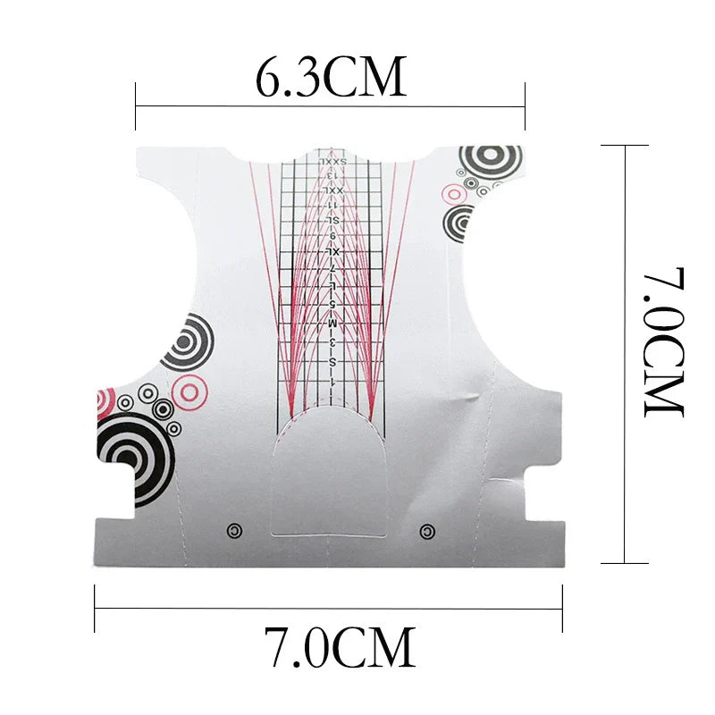 Nail Form Nail Paper Holder Tools Forms For