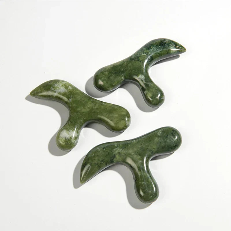 Natural Xiuyan Jade Foot Massager Scraping Gua Sha