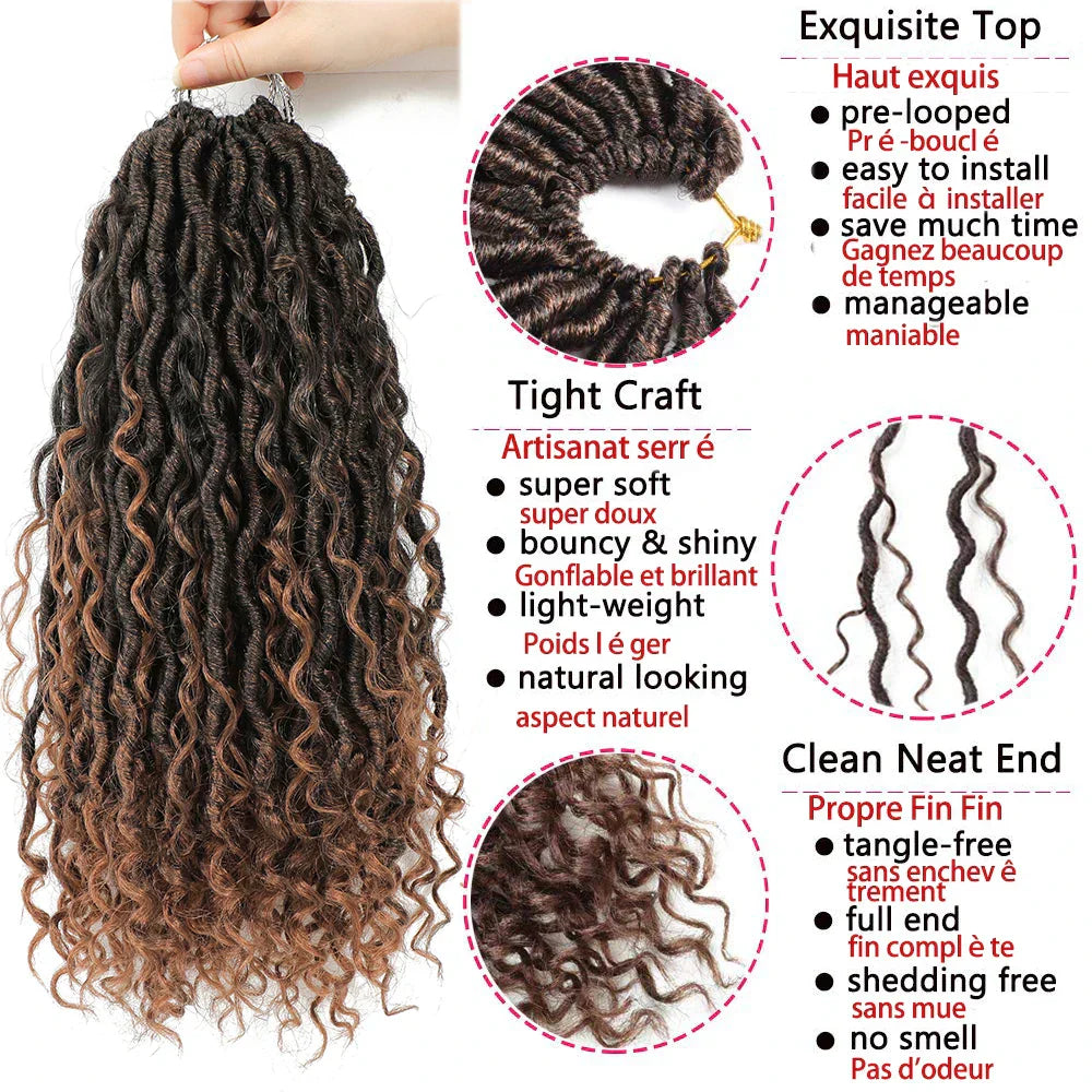 Synthetic Crochet Braids Hair Passion Twist River Goddess