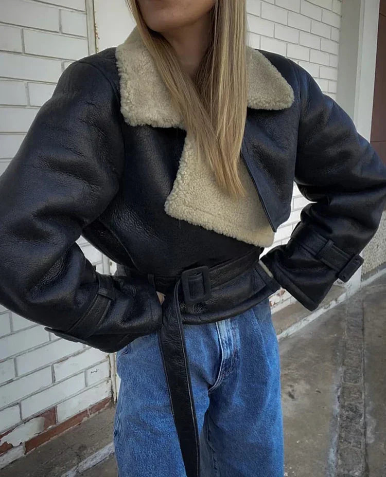 Winter Autumn Streetwear New Women'S Sheepskin Lamb Fur