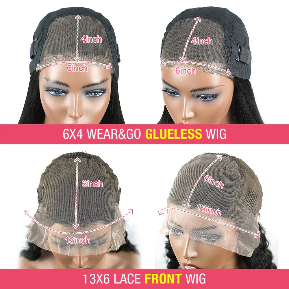 Wear And Go Glueless Wig Bob Straight X