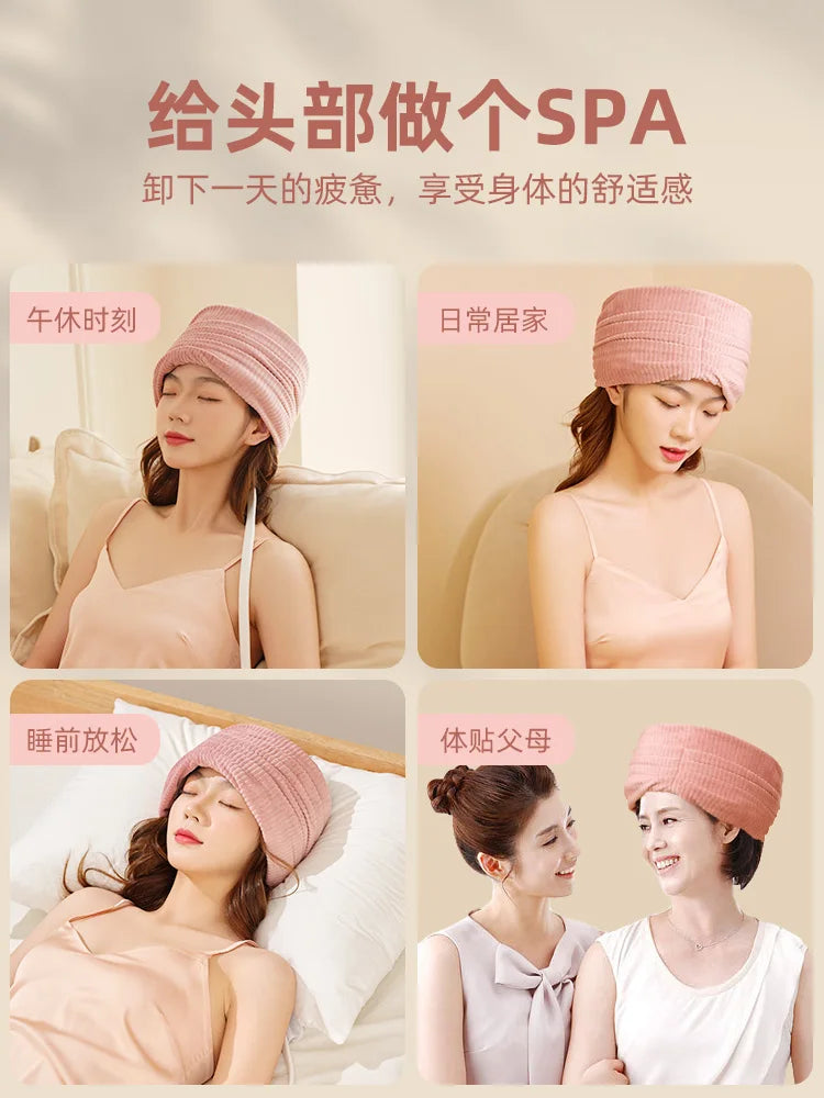 Head Massager Automatic Meridian Dredging Kneading Electric Hot