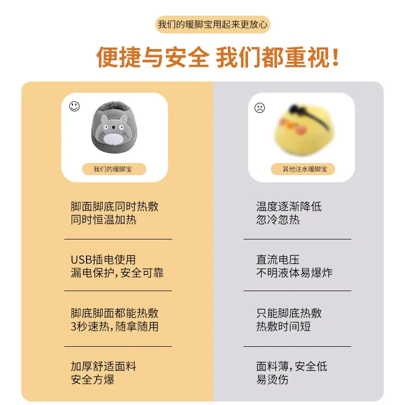 Electric Hot Compress Feet Warmer Kneading Instrument Home