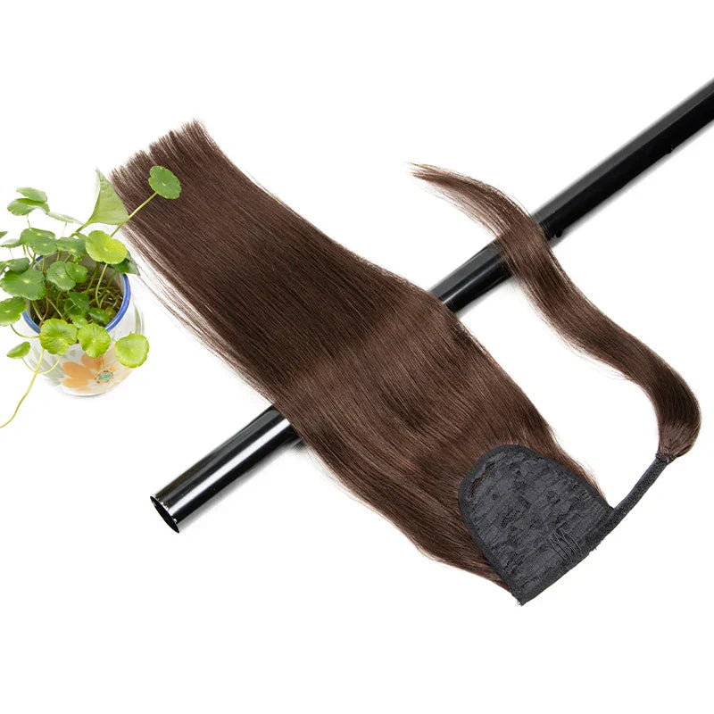 Ponytail Human Hair Clip In Extensions % Remy