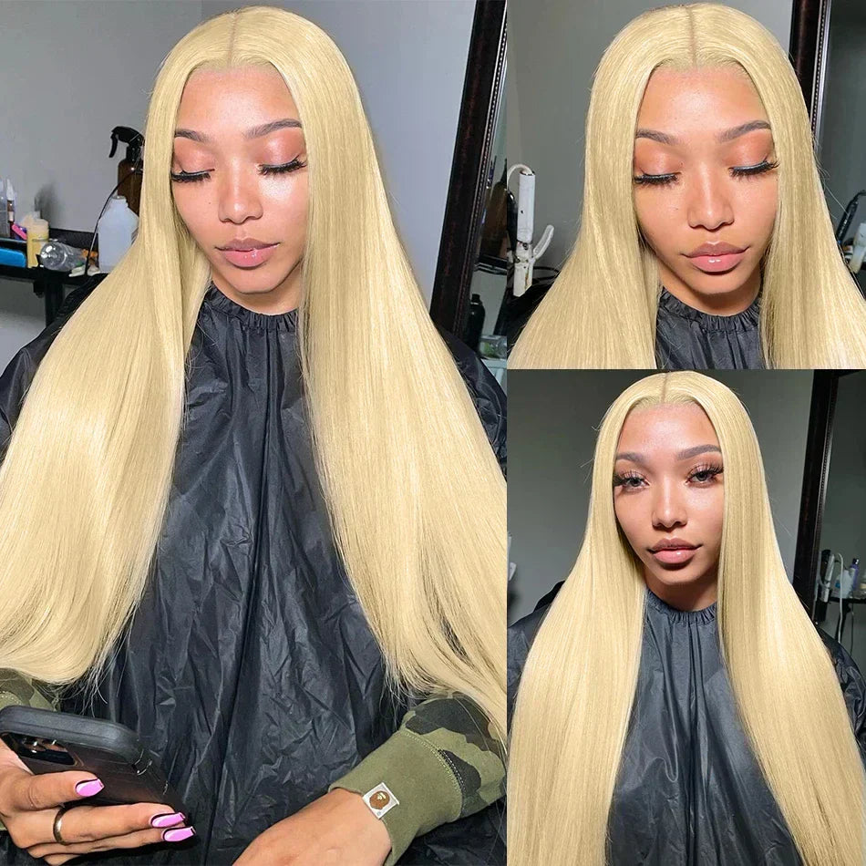 Hd Transparent Blonde Lace Frontal Wig