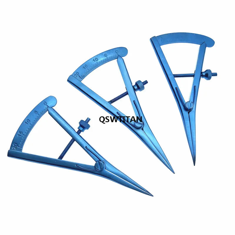 Screw Adjustment Castroviejo Caliper Ophthalmic Eye Instrument