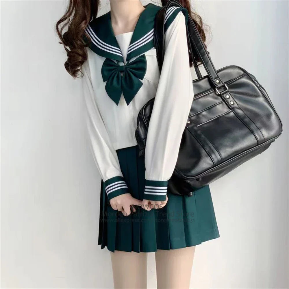 Japanese School Girl Uniform Xs- Jk Green Sailor