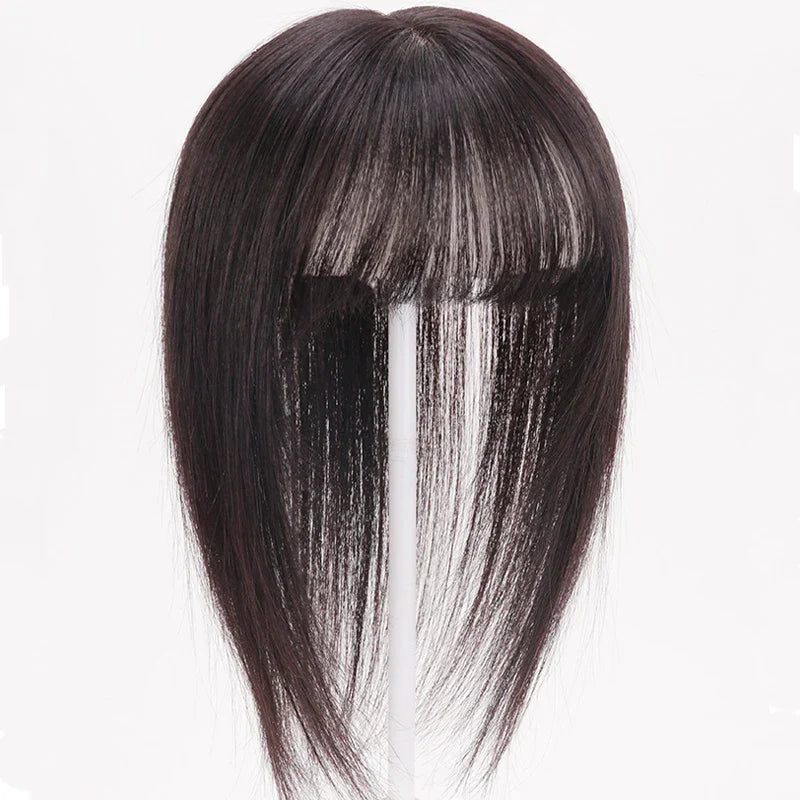 Synthetic Hair Fake Fringe Clip In Bang Cover