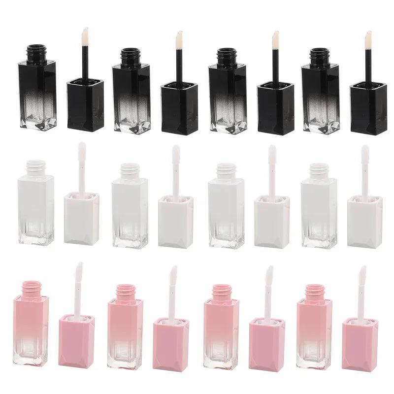 Gradient Lip Gloss Tubes Containers Plastic Refillable Lip