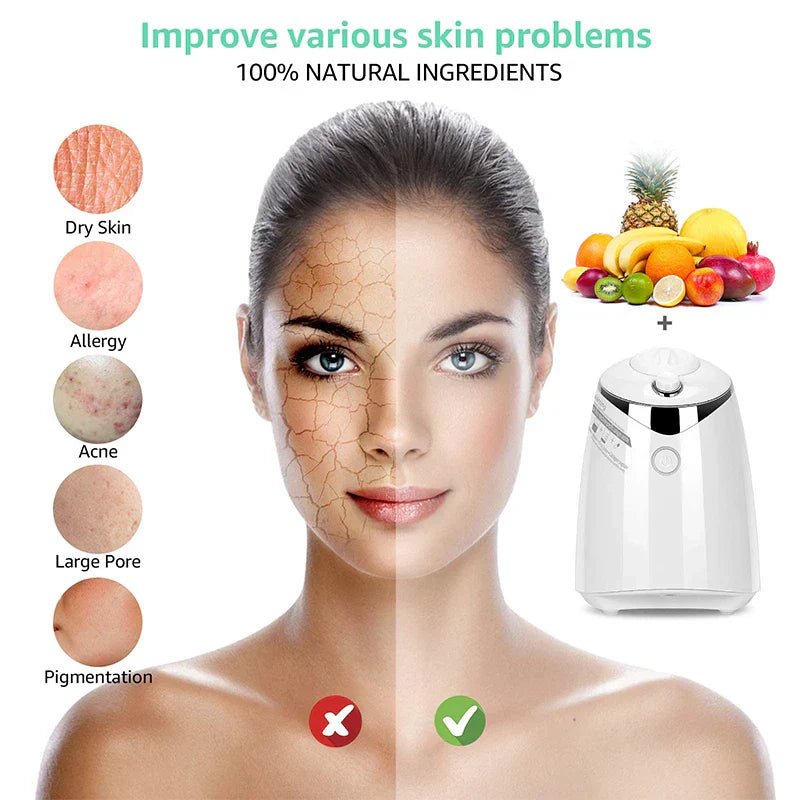 Self-Make Natural Fruit Face Mask Machine Diy Vegetable