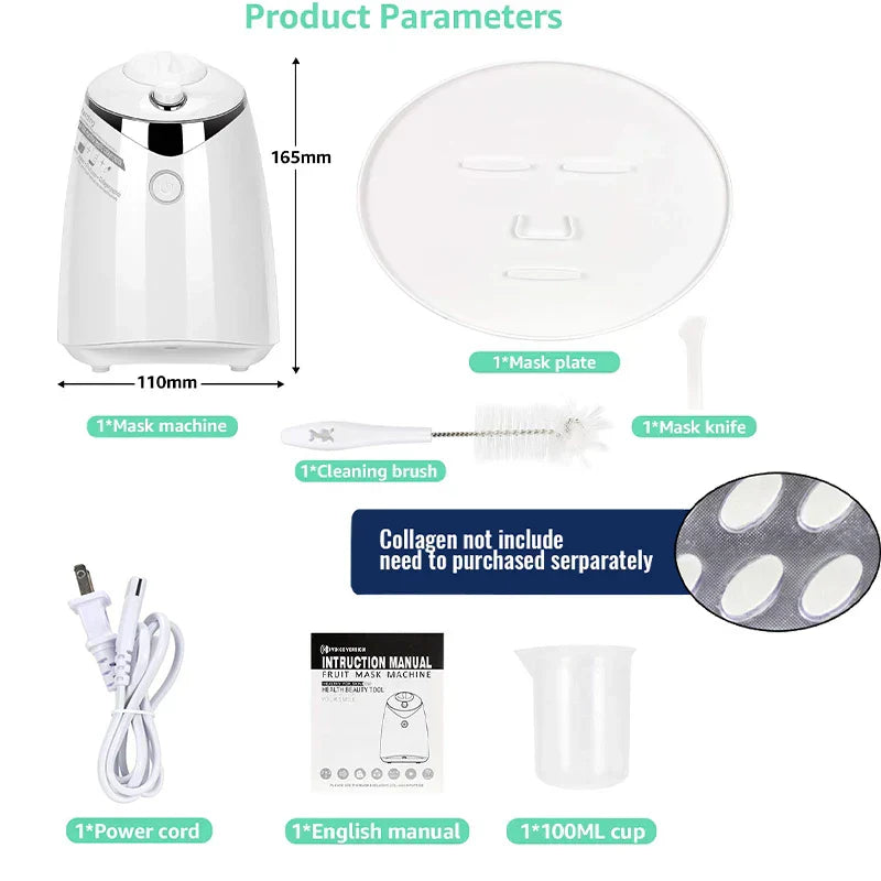 Self-Make Natural Fruit Face Mask Machine Diy Vegetable