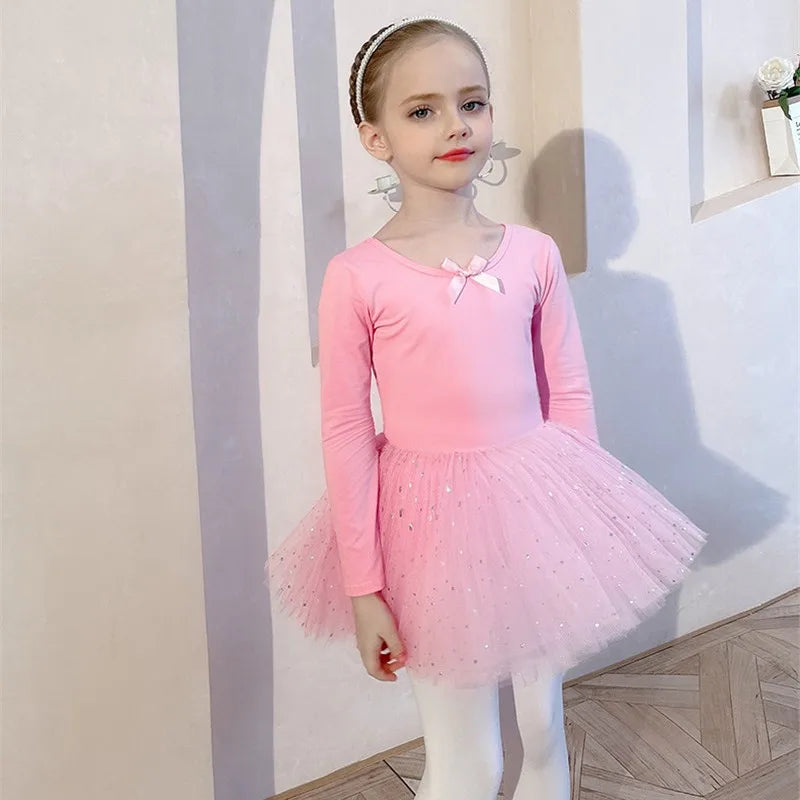 Sequin Gauze Skirt Children Dance Clothes Girls Ballet
