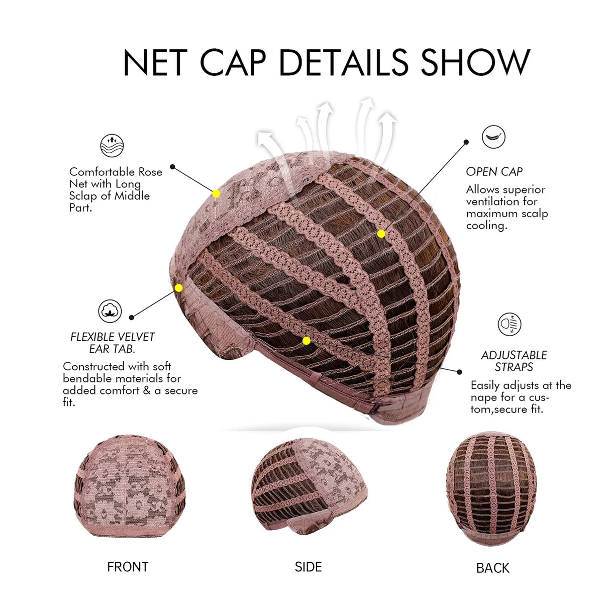 Emmor Long Platinum Blonde White Wig With Bang