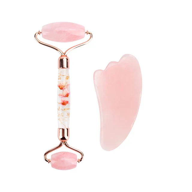 Natural Jade Roller Gua Sha Massager For