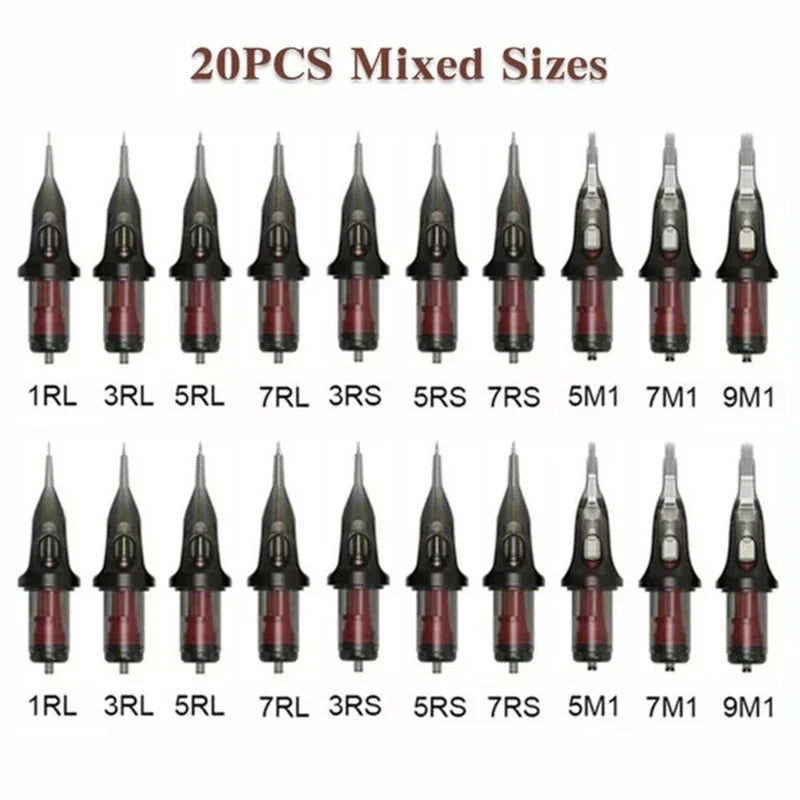 Cartridge Tattoo Needles Mixed Disposable Tattoo Needles